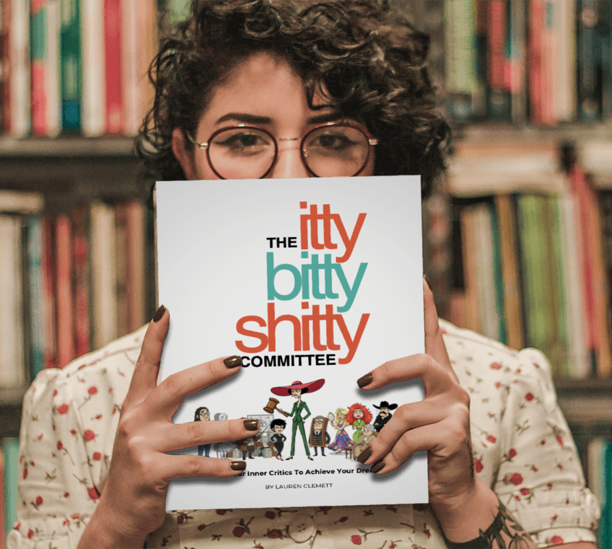 itty bitty book Hiding Behind